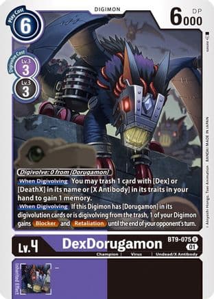 DexDorugamon — X Record Digimon Card Game card by sasasi
