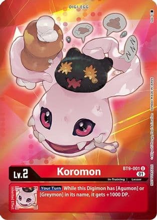 Koromon (Box Topper) — X Record