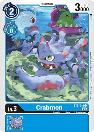 Crabmon — X Record Digimon Card Game card by koki