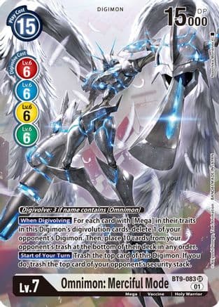 Omnimon: Merciful Mode (Alternate Art) — Digimon Card Game card