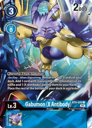 Gabumon (X Antibody) (Alternate Art) — X Record