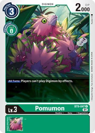 Pomumon — X Record Digimon Card Game card by Ryodan
