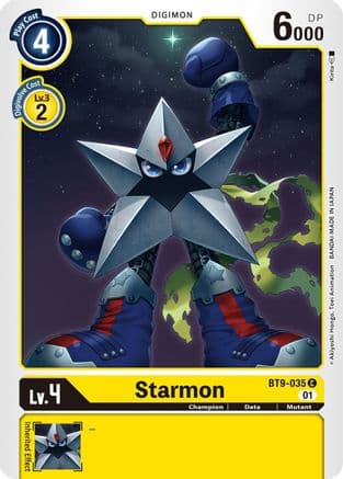 Starmon — X Record Digimon Card Game card by Kirin