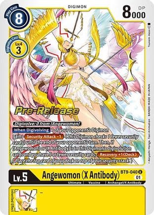 Angewomon (X Antibody) — X Record Pre-Release Cards