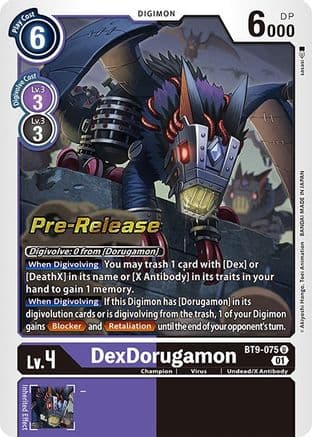 DexDorugamon — X Record Pre-Release Cards