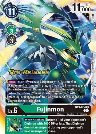 Fujinmon — X Record Pre-Release Cards