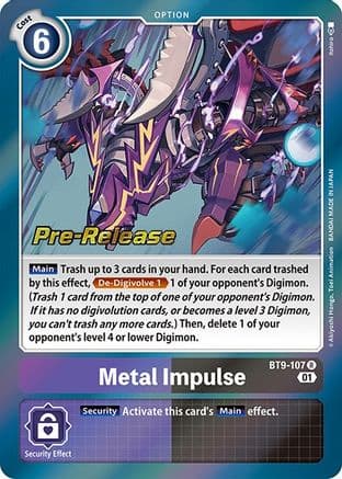Metal Impulse — X Record Pre-Release Cards