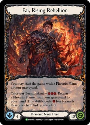 Fai, Rising Rebellion - HER065 — Flesh and Blood: Promo Cards