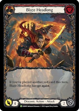 Blaze Headlong - FAB089 — Flesh and Blood: Promo Cards