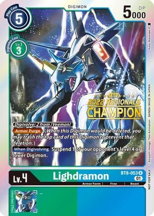 Lighdramon (2022 Championship Offline Regional) [Online Champion] — New Awakening