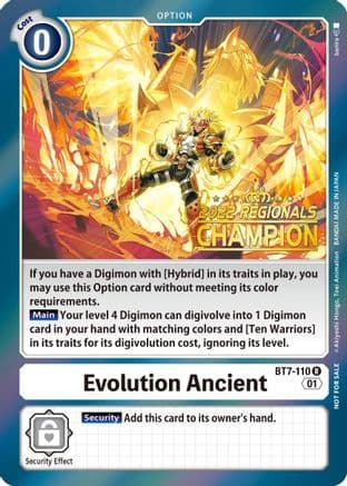 Evolution Ancient (2022 Championship Offline Regional) [Online Champion] — Next Adventure