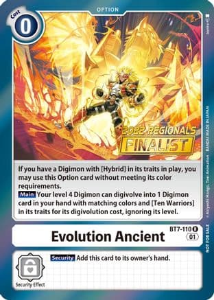 Evolution Ancient (2022 Championship Offline Regional) [Online Finalist] — Next Adventure
