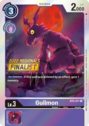 Guilmon (2022 Championship Offline Regional) [Online Finalist] — Battle of Omni