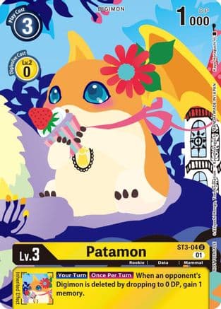 Patamon (Tamer's Card Set 2 Floral Fun) — Digimon Card Game card