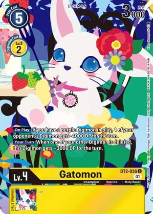 Gatomon - BT2-036 (Tamer's Card Set 2 Floral Fun) — Release Special Booster 1.0