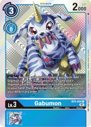 Gabumon (X Record Pre-Release Tournament Winner Card) — X Record Pre-Release Cards Digimon Card Game card by Hashimoto Hongo, Toei Animation