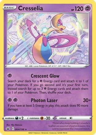 Cresselia - 064/198 — Deck Exclusives Pokémon TCG card by Tika Matsuno