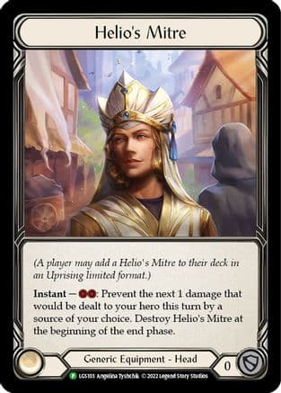 Helio's Mitre - LGS103 — Flesh and Blood: Promo Cards
