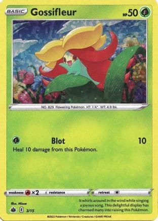 Gossifleur - 3/15 — Pokémon TCG card