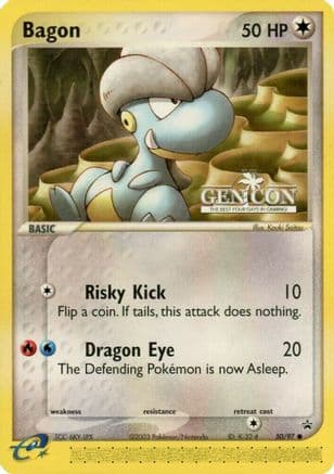 Bagon - 50/97 (Gen Con 2004 Promo) — Nintendo Promos Pokémon TCG card by Kouki Saitou