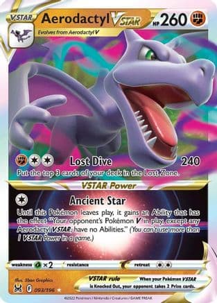 Aerodactyl VSTAR — SWSH11: Lost Origin Pokémon TCG card by 5ban Graphics