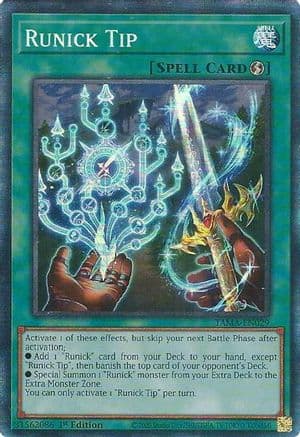 Runick Tip (CR) — Yu-Gi-Oh! card