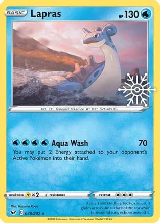 Lapras - 048/202 (Holiday Calendar) — Miscellaneous Cards & Products
