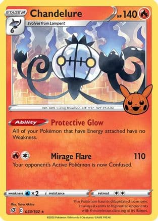 Chandelure — Pokémon TCG card