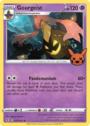 Gourgeist — Trick or Trade BOOster Bundle Pokémon TCG card by Megumi Higuchi