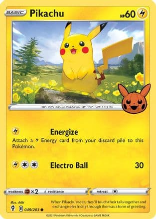 Pikachu — Pokémon TCG card