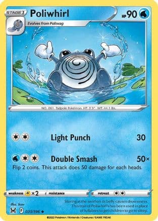 Poliwhirl — SWSH11: Lost Origin Pokémon TCG card by Scav