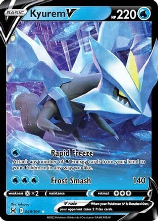 Kyurem V — SWSH11: Lost Origin Pokémon TCG card by takuyoa