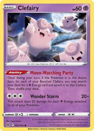 Clefairy — SWSH11: Lost Origin Pokémon TCG card by Kouki Saitou