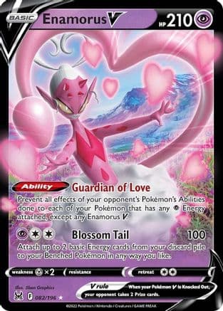 Enamorus V — SWSH11: Lost Origin Pokémon TCG card by 5ban Graphics