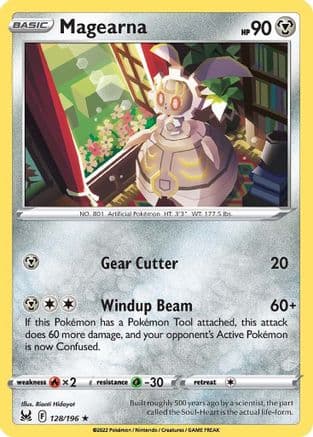 Magearna — SWSH11: Lost Origin Pokémon TCG card by AKIRA EGAWA
