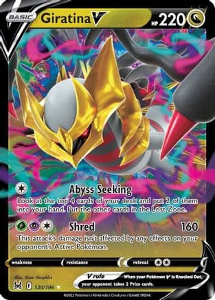 Giratina V — SWSH11: Lost Origin Pokémon TCG card by 5ban Graphics