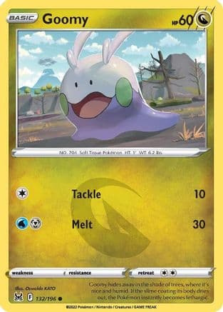 Goomy — SWSH11: Lost Origin Pokémon TCG card by Oswaldo KATO