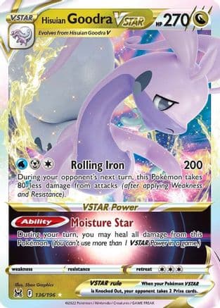 Hisuian Goodra VSTAR — SWSH11: Lost Origin Pokémon TCG card by 5ban Graphics