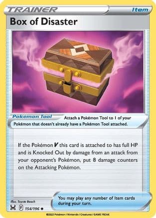 Box of Disaster — SWSH11: Lost Origin Pokémon TCG card by Toyste Beach