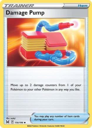 Damage Pump — SWSH11: Lost Origin Pokémon TCG card by sadaji
