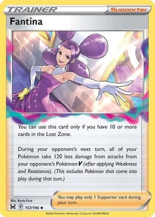 Fantina — SWSH11: Lost Origin Pokémon TCG card by Ryuta Fuse