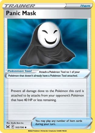 Panic Mask — SWSH11: Lost Origin Pokémon TCG card by Studio Bora Inc.