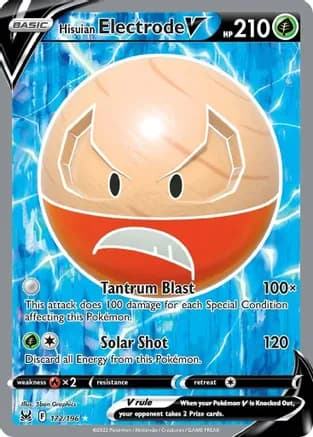 Hisuian Electrode V (Full Art) — SWSH11: Lost Origin