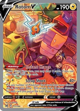 Rotom V (Alternate Full Art) — Pokémon TCG card