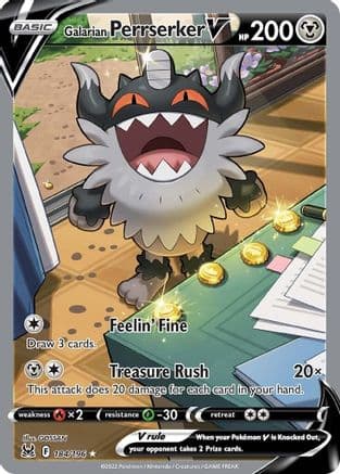 Galarian Perrserker V (Alternate Full Art) — Pokémon TCG card