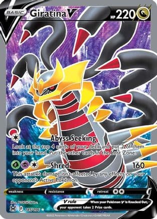 Giratina V (Full Art) — Pokémon TCG card
