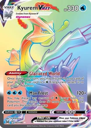 Kyurem VMAX (Secret) — SWSH11: Lost Origin