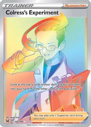 Colress's Experiment (Secret) — SWSH11: Lost Origin