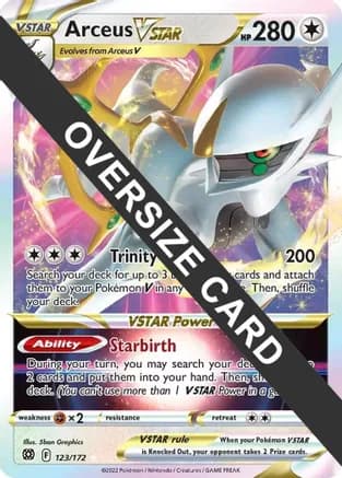Arceus VSTAR - 123/172 — Jumbo Cards Pokémon TCG card by 5ban Graphics