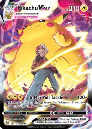 Pikachu VMAX — SWSH11: Lost Origin Trainer Gallery Pokémon TCG card by Souichirou Gunjima